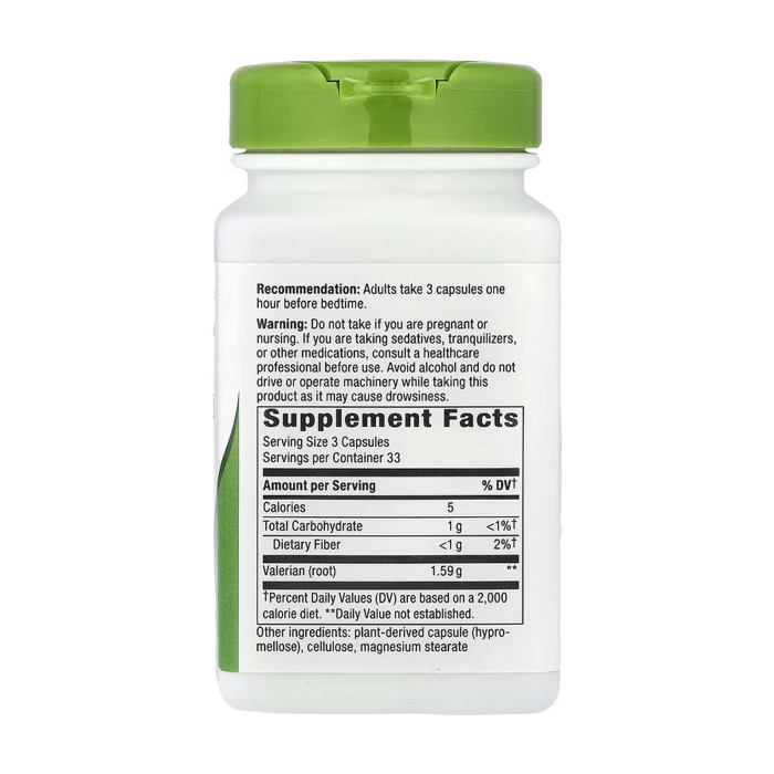Valerian Root - 100 vcaps — офіційна ціна та характеристики