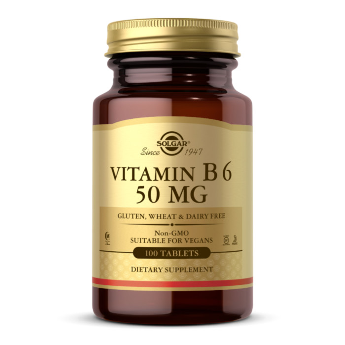 Vitamin B6 50mg - 100 tabs — офіційна ціна та характеристики