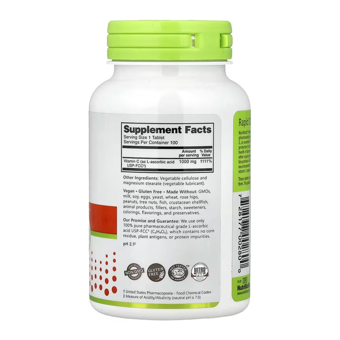 Vitamin C 1000 mg - 100 tabs — офіційна ціна та характеристики