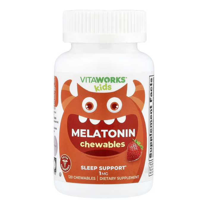 VitaWorks Kids Melatonin 1 mg - 120 chewables (До 01.27) — офіційна ціна та характеристики
