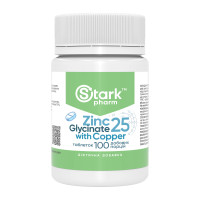 Zinc Glycinate 25 with Copper - 100 tabs