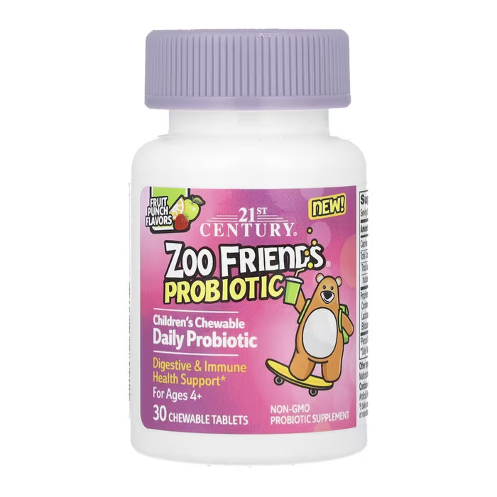 Zoo Friends Probiotic - 30 chewable tabs — офіційна ціна та характеристики