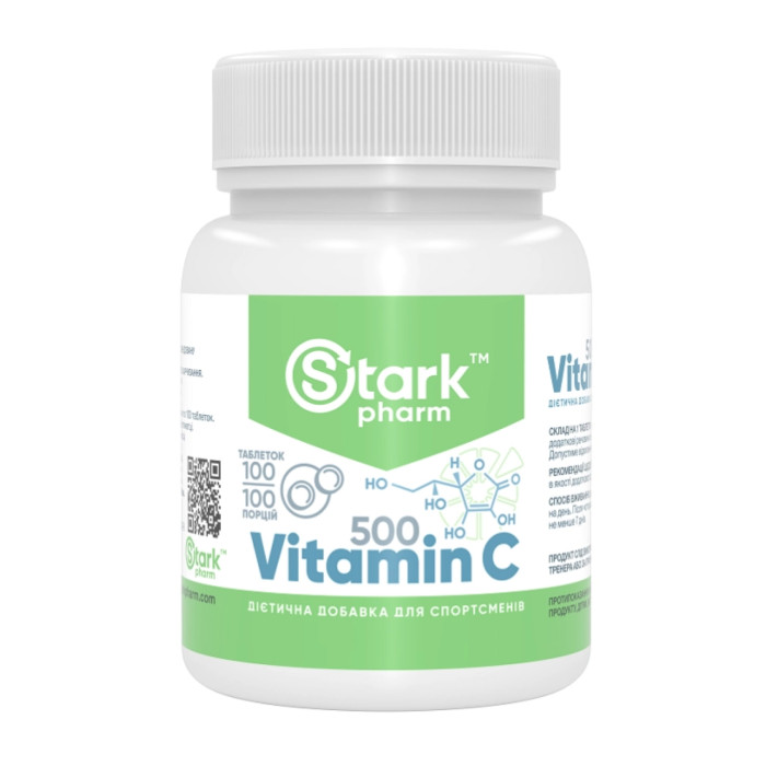 Stark Vitamin-C 500mg - 100tabs — офіційна ціна та характеристики