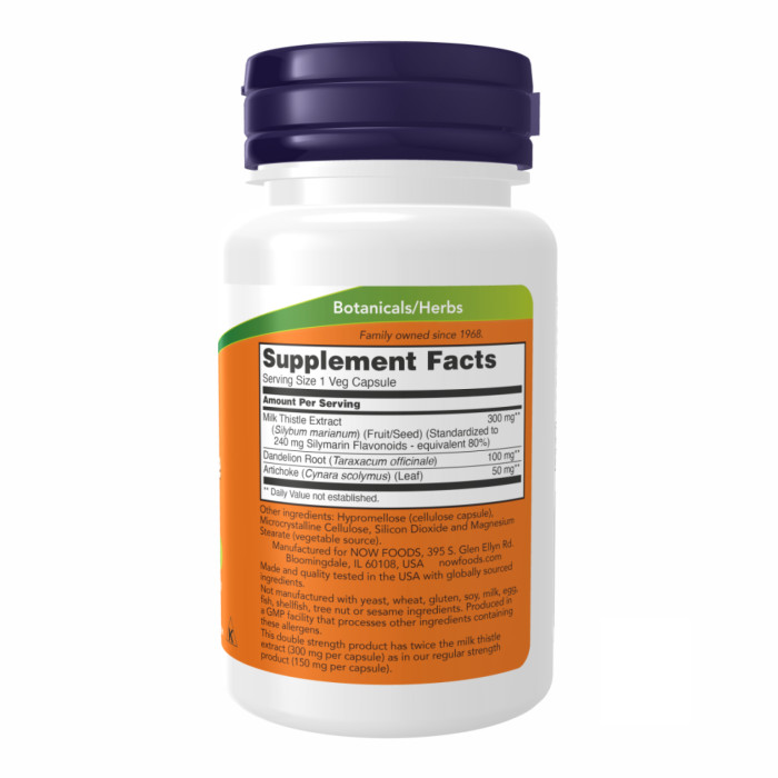 Silymarin Milk Thistle Extract 300 mg - 50 veg caps — офіційна ціна та характеристики