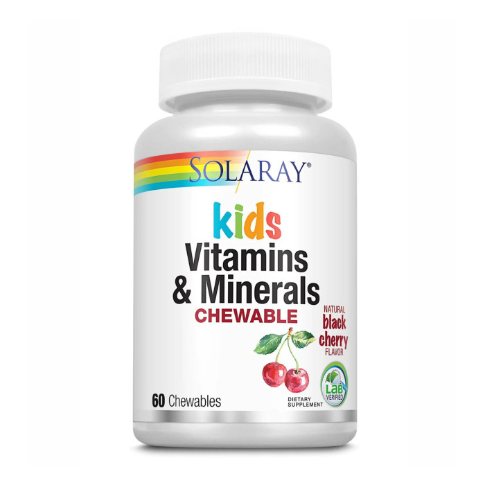 Children's Vitamins & Minerals Chewable - 60 vcaps Black Cherry — офіційна ціна та характеристики