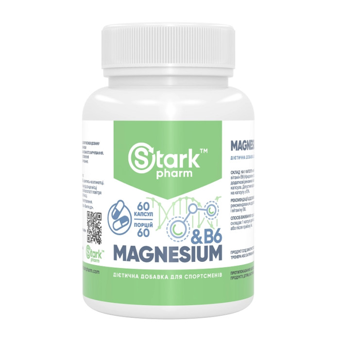 Stark Magnesium/B6 - 60 caps — офіційна ціна та характеристики