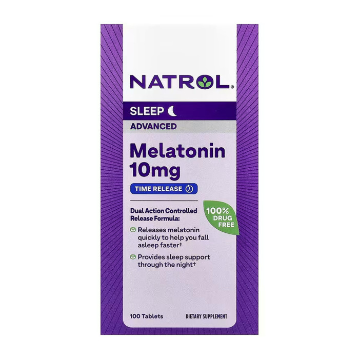 Advanced Sleep Melatonin 10mg - 100 tabs — офіційна ціна та характеристики