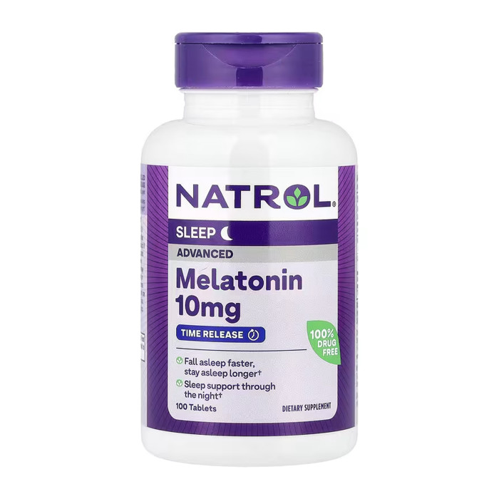 Advanced Sleep Melatonin 10mg - 100 tabs — офіційна ціна та характеристики