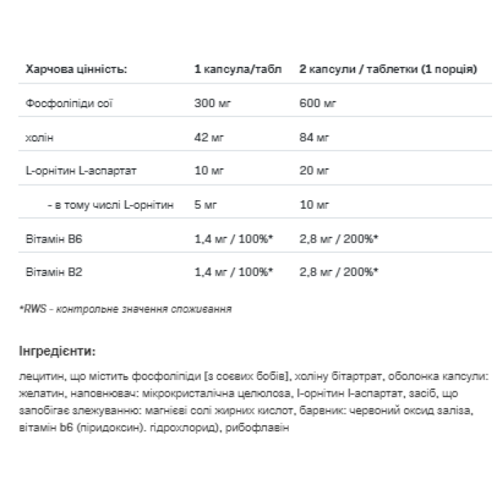 Livsupport - 60caps — офіційна ціна та характеристики