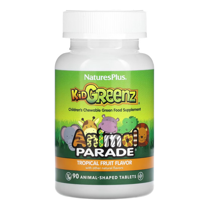 Kids Green Food Supplement – 90 tabs Tropical Fruit — офіційна ціна та характеристики