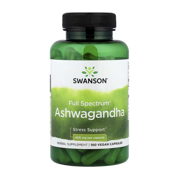 Ashwagandha 450mg - 100caps (Пошкоджена банка) — офіційна ціна та характеристики