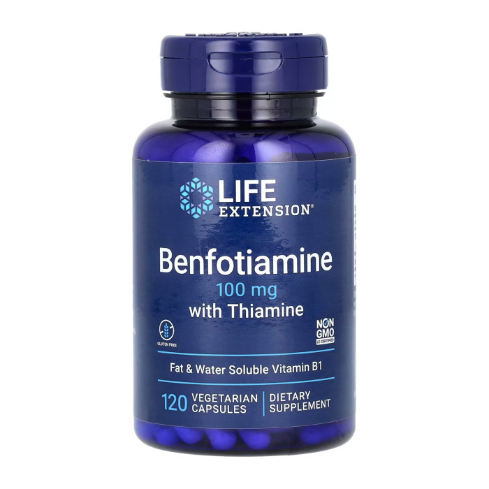 Benfotiamine with Thiamine	100 mg - 120 vcaps — офіційна ціна та характеристики