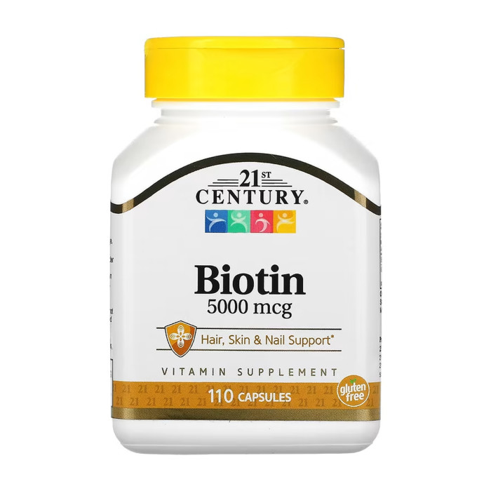 Biotin 5000 mcg - 110 caps — офіційна ціна та характеристики