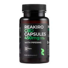 CBD Isolate Vegan Capsules with Piperine 450mg - 30 caps