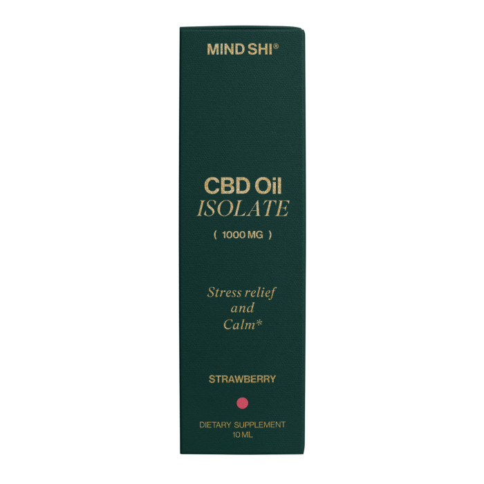 CBD Oil Isolate 1000 mg Strawberry - 10 ml — офіційна ціна та характеристики