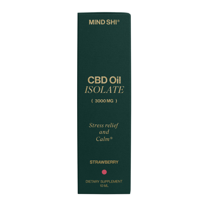 CBD Oil Isolate 3000 mg Strawberry - 10 ml — офіційна ціна та характеристики
