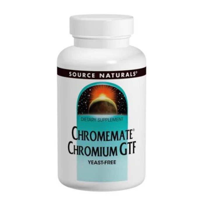 ChromeMate® Chromium GTF 200mcg Yeast Free - 120 tabs — офіційна ціна та характеристики