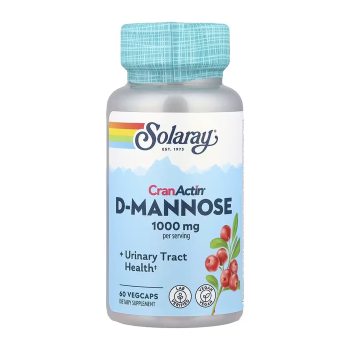 CranActin D-Mannose 1000mg - 60 vcaps — офіційна ціна та характеристики