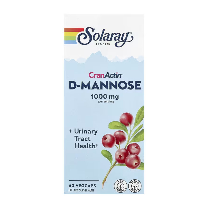 CranActin D-Mannose 1000mg - 60 vcaps — офіційна ціна та характеристики
