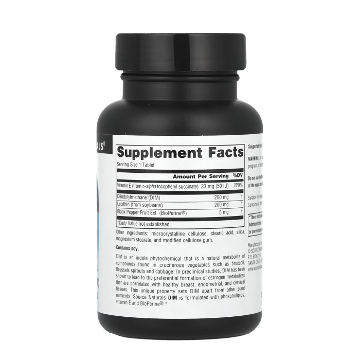 DIM 200mg - 30 tabs — офіційна ціна та характеристики