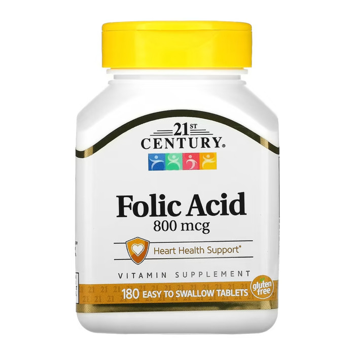 Folic Acid 800 mcg - 180 tabs — офіційна ціна та характеристики