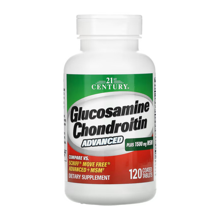 Glucosamine Chondroitin Advanced + MSM - 120 tabs — офіційна ціна та характеристики