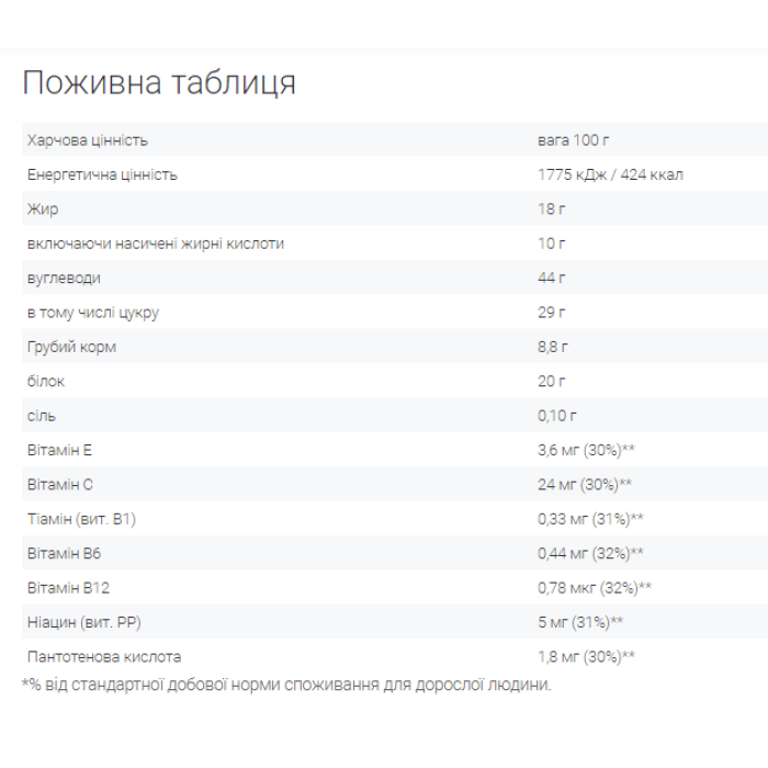 Protein Bar - 50g Vanilla chocolate (Поштучно)