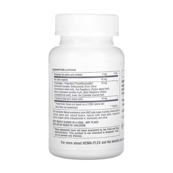 Hema-Plex - 60 chewable tabs — офіційна ціна та характеристики
