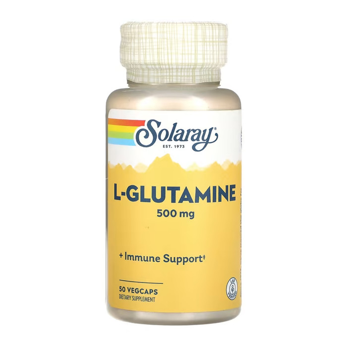 L-Glutamine 500mg - 50 vcaps — офіційна ціна та характеристики