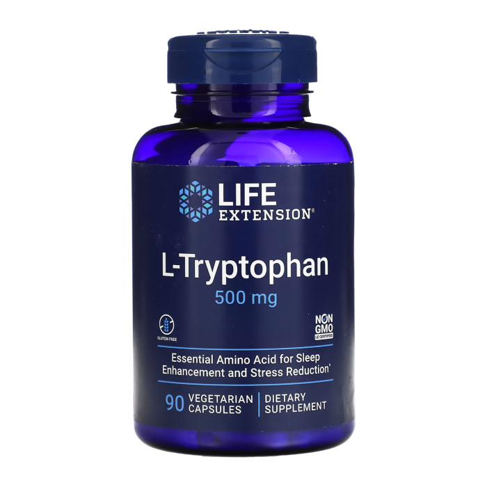 L-Tryptophan 500mg - 90 vcaps — офіційна ціна та характеристики