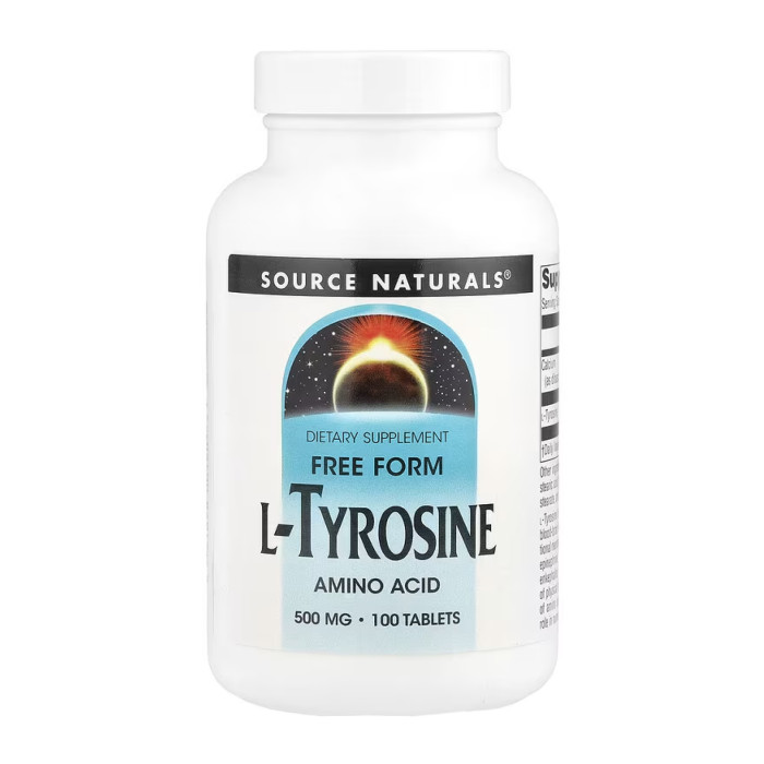 L-Tyrosine 500mg - 100 tabs — офіційна ціна та характеристики