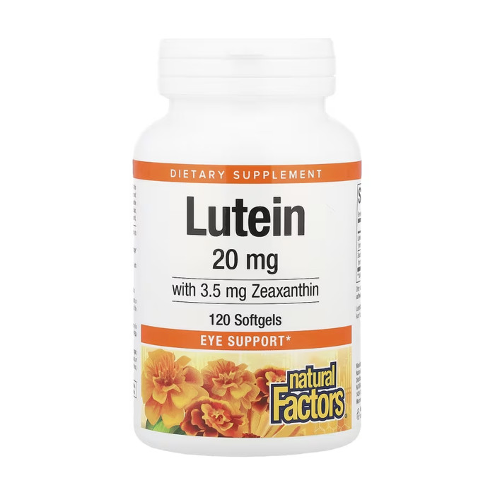 Lutein 20mg - 120 softgels — офіційна ціна та характеристики