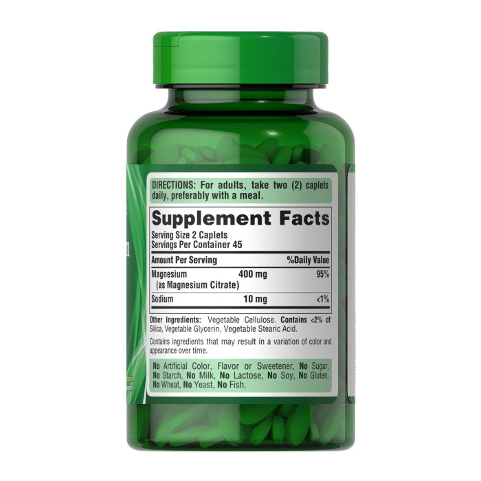 Magnesium Citrate 400mg - 90 caps — офіційна ціна та характеристики