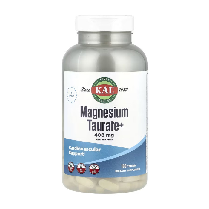 Magnesium Taurate 400mg - 180 tabs (Пошкоджена банка)