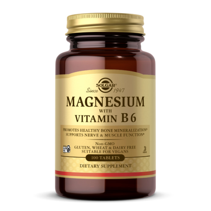Magnesium with Vitamin B6 - 100 tabs — офіційна ціна та характеристики