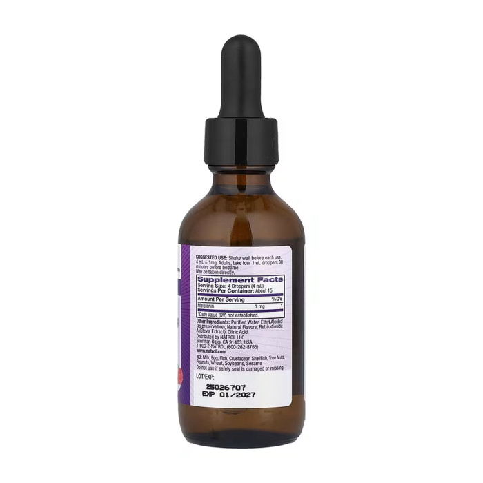 Melatonin Liquid 1mg - 60 ml — офіційна ціна та характеристики