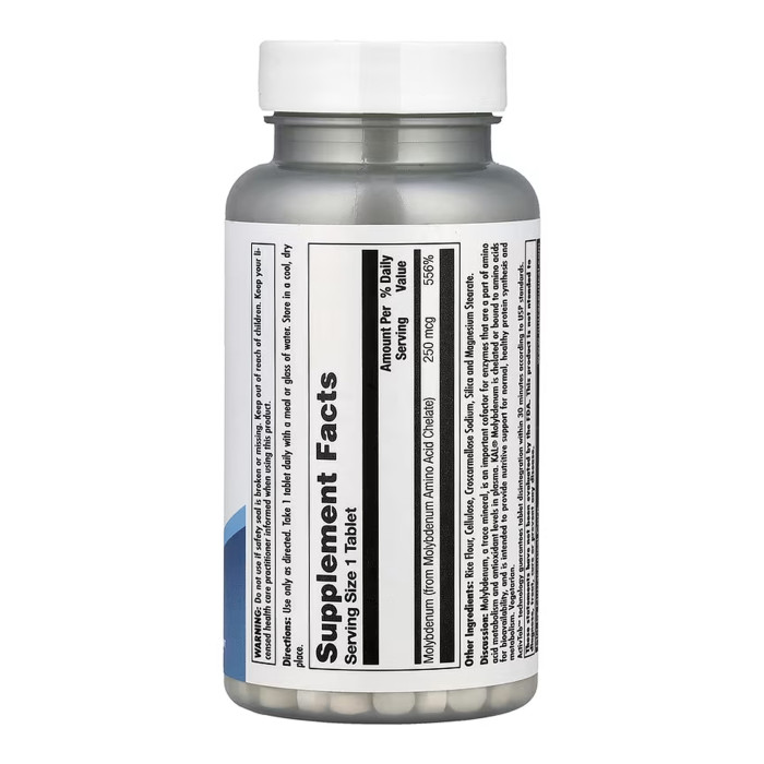 Molybdenum Amino Acid Chelate 250 mcg - 100 tabs