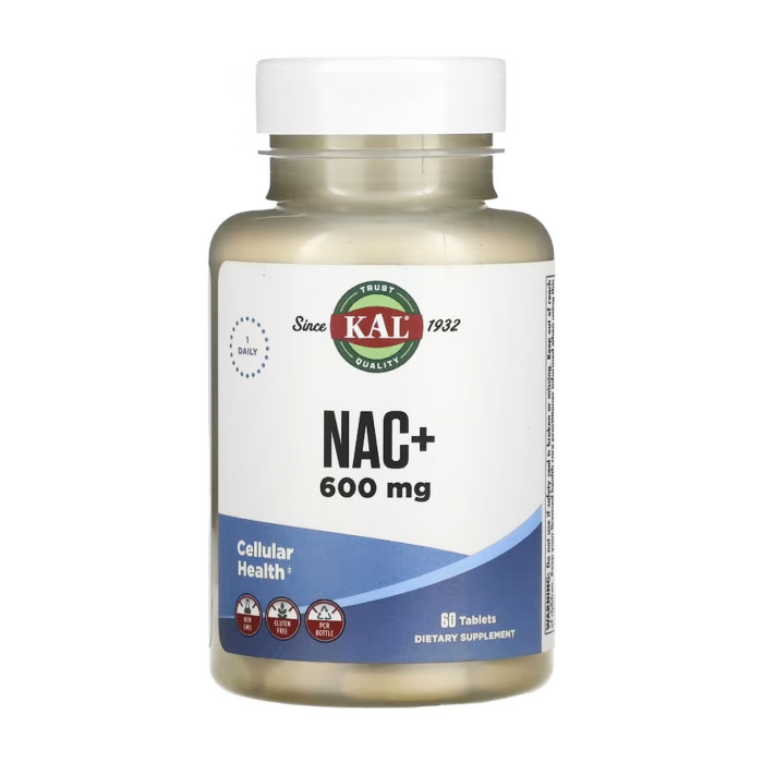 NAC+ 600mg - 60 tabs — офіційна ціна та характеристики
