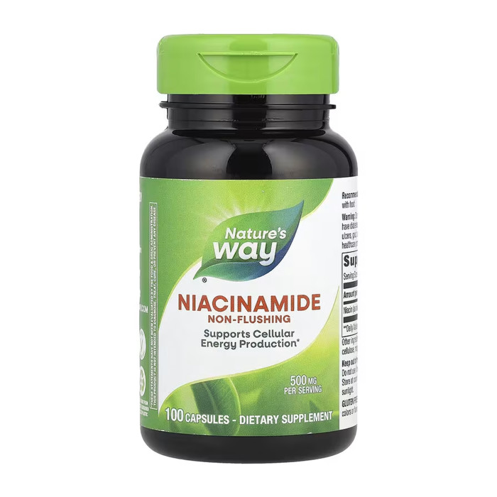 Niacinamide 500 mg - 100 caps — офіційна ціна та характеристики
