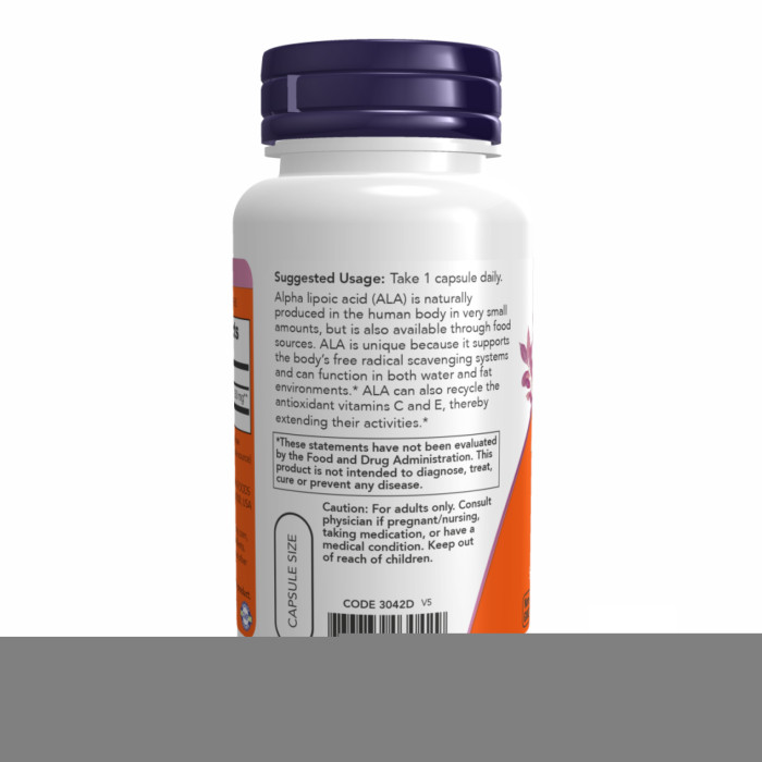 Alpha Lipoic Acid 250 mg - 60 vcaps — офіційна ціна та характеристики