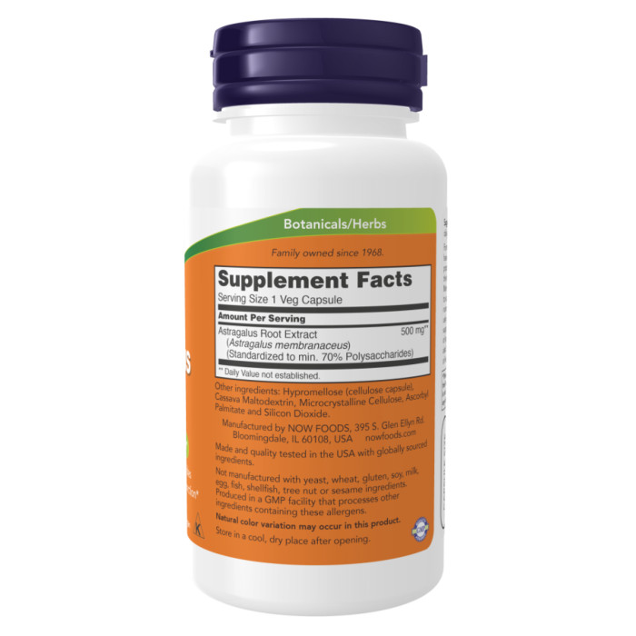 Astragalus Extract 500mg - 90vcaps — офіційна ціна та характеристики