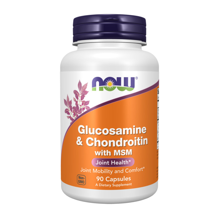 Glucosamine & Chondroitin with MSM - 90 vcaps — офіційна ціна та характеристики