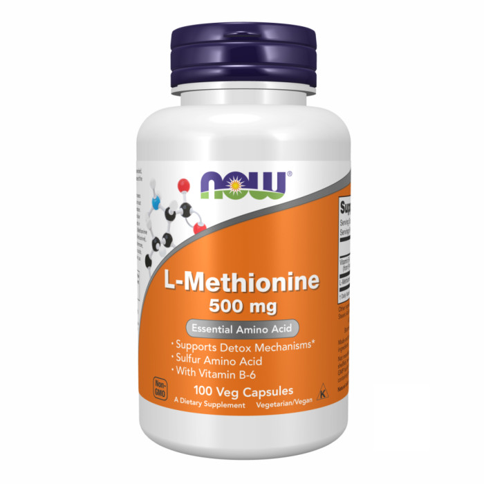 L-Methionine 500mg - 100 caps — офіційна ціна та характеристики