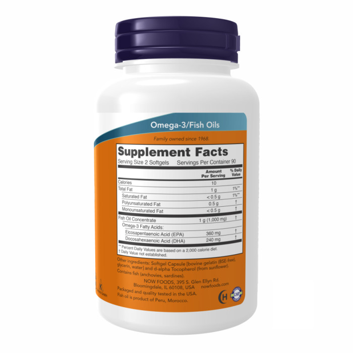 Omega-3 Mini Gels 500 mg - 180 sgels — офіційна ціна та характеристики