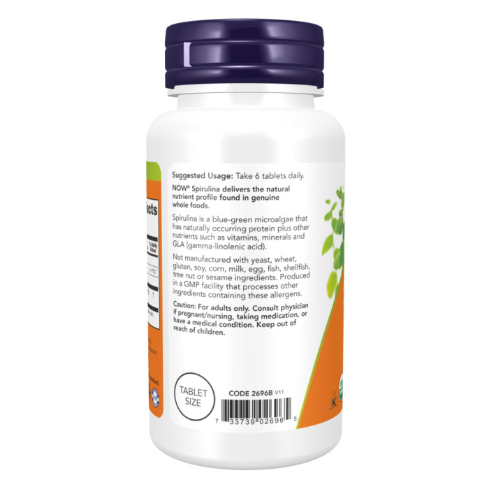 Org Spirulina 500mg - 500 tabs — офіційна ціна та характеристики