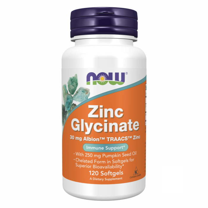 Zinc Glycinate 30mg - 120 sgels — офіційна ціна та характеристики