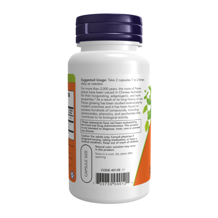 Panax Ginseng 500mg - 250 vcaps — офіційна ціна та характеристики