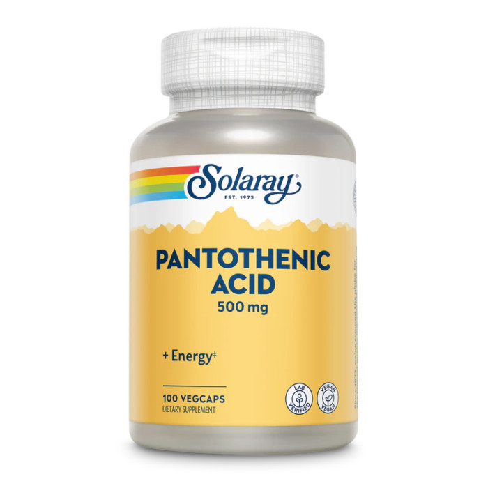 Pantothenic Acid 500mg - 100 veg caps — офіційна ціна та характеристики