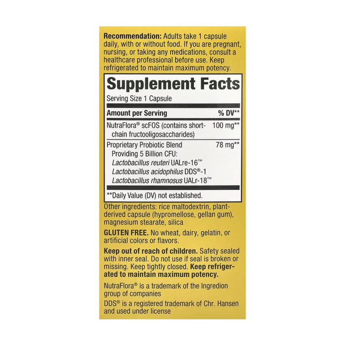 Primadophilus® Reuteri Probiotic - 30 vcaps — офіційна ціна та характеристики