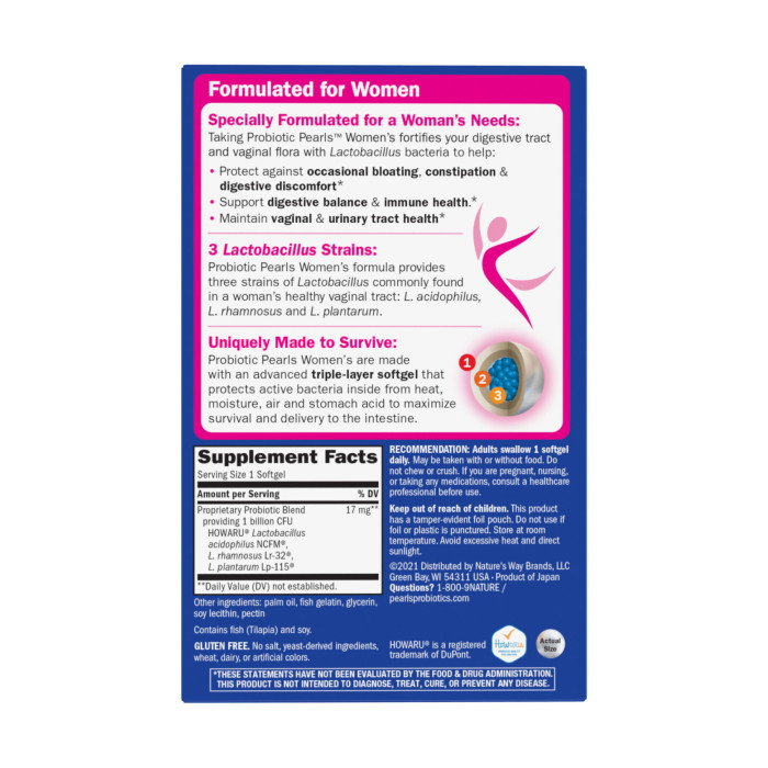 Probiotic Pearls Women's - 30 softgels — офіційна ціна та характеристики